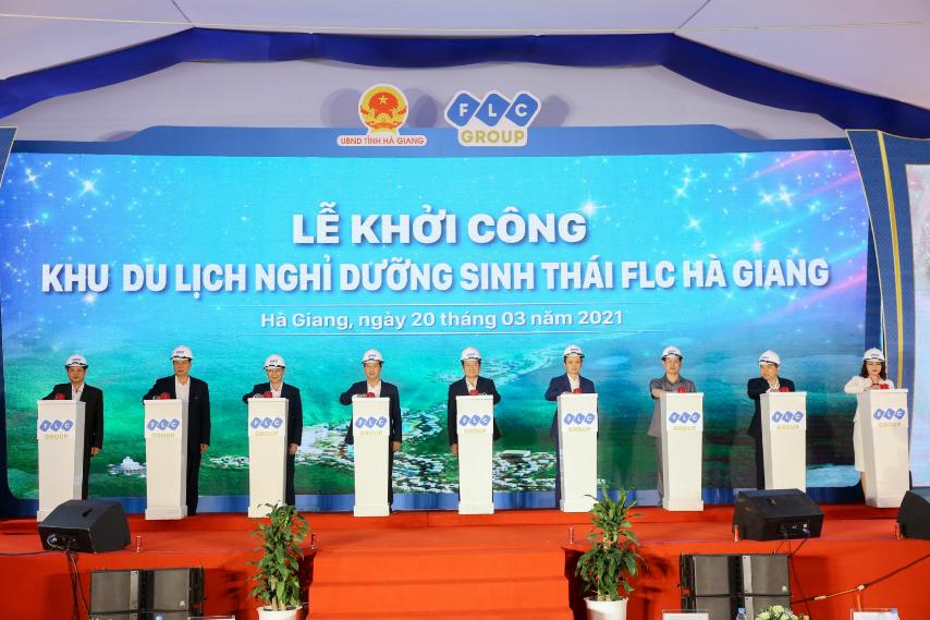 KHỞI CÔNG KHU DU LỊCH NGHỈ DƯỠNG SINH THÁI CAO CẤP FLC HÀ GIANG