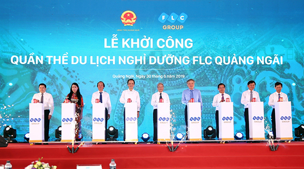 TẬP ĐOÀN FLC CHÍNH THỨC KHỞI CÔNG QUẦN THỂ DU LỊCH NGHỈ DƯỠNG FLC QUẢNG NGÃI