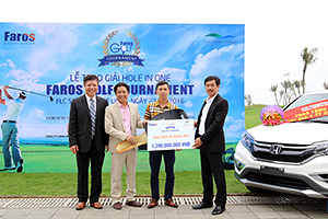 Lễ trao giải Hole in One giải Faros Golf Tournament